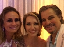 Myrna Porcaro, Karin Roepke, Edson Celulari