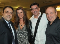 LUIZ CLAUDIO BEGAN, ANDREA FUNARO, NETO PORPINO E ALI YOUSSEF